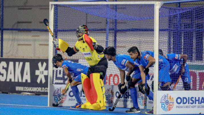 File photo of Indian jr hockey team