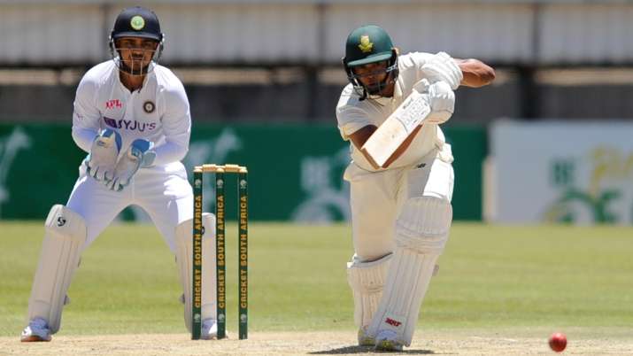 Glenton Stuurman of South Africa A during day 2 of the 2nd Four-Day Tour match between South Africa 