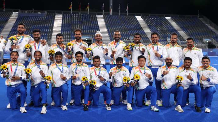 India Tv - File Photo of Indian Men's Hockey Team.