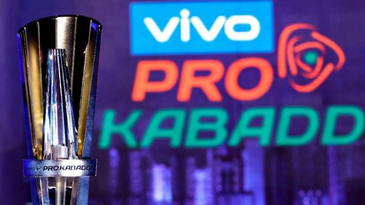 File photo of Pro Kabaddi League trophy