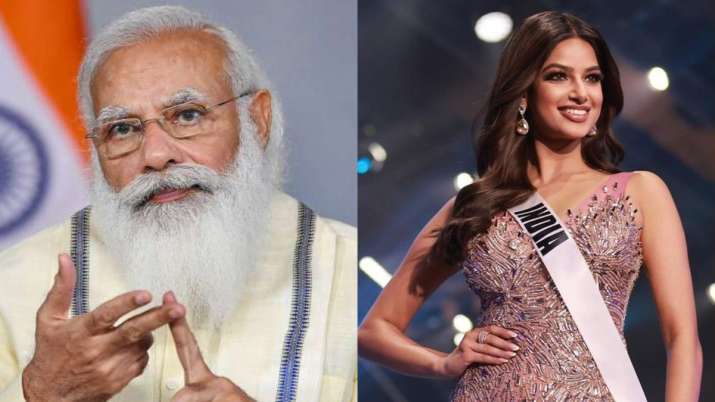 PM Modi congratulates Miss Universe 2021 Harnaz Sandhu