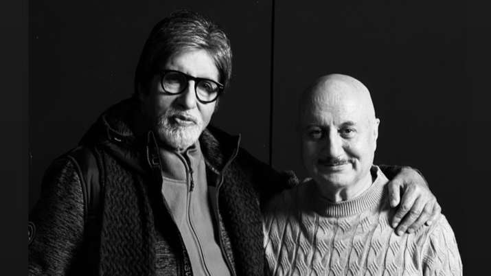 Anupam Kher, Amitabh Bachchan