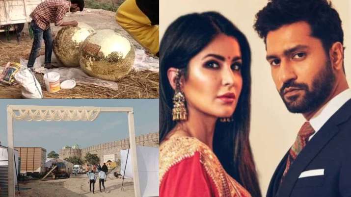 Vicky Kaushal-Katrina Kaif wedding: Glass mandap to royal chandeliers, preps in full swing
