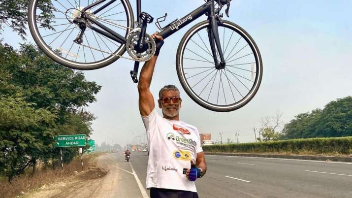 Milind Soman completes 1,000 km 'green ride' on a cycle