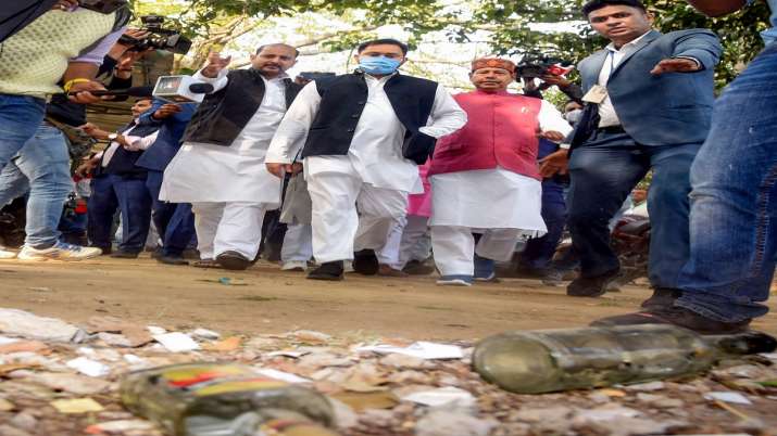 India Tv - administration failure, Tejashwi Yadav, liquor bottles, bihar Assembly premises, latest national new