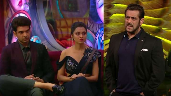 Salman Khan, Karan Kundrra, Tejasswi Prakash