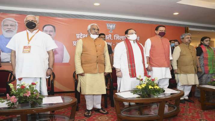 Uttarakhand elections 2022 70 BJP leaders to take part in Vijay Sankalp Yatra - Vimarsana News