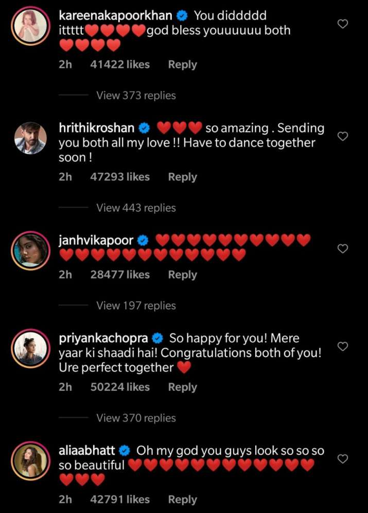 India Tv - Katrina Kaif-Vicky Kaushal wedding: Kareena Kapoor, Alia Bhatt, Priyanka Chopra and others send wishes