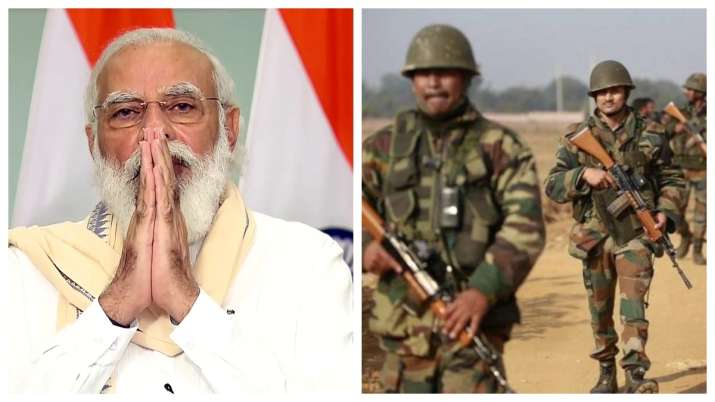 Hari tentara 15 Januari 2022 PM Modi menyapa tentara