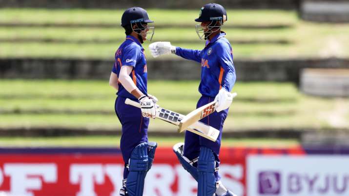 India openers Angkrish Raghuvanshi and Raj Bawa helped India U19 post huge total against Uganda in I