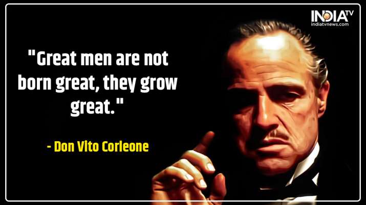 India Tv - godfather iconic dialogues wallpapers