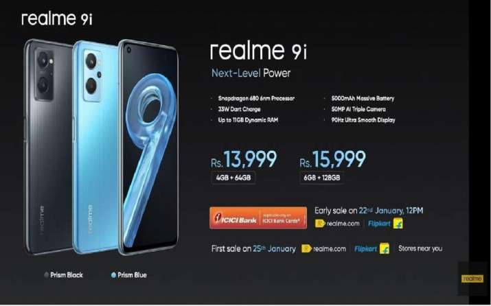 New Realme 9i launches in India with a starting price of INR 13,999 |  Technology News – India TV