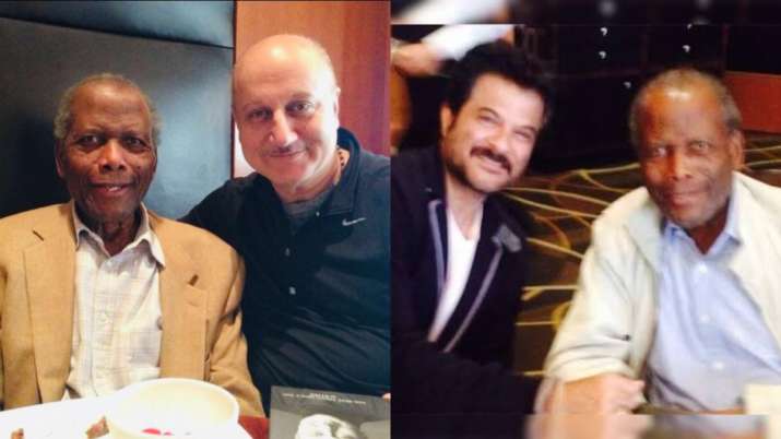 Sidney Poitier, Anil Kapoor, Anupam Kher