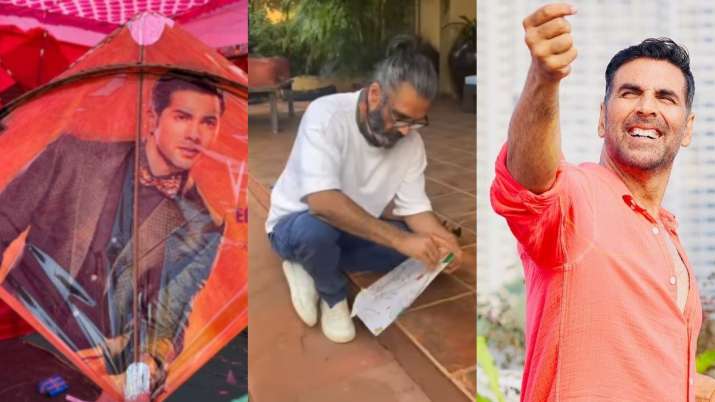 Makar Sankranti 2022: Sushmita Sen, Varun Dhawan, Suniel Shetty, Bollywood menikmati bermain layang-layang