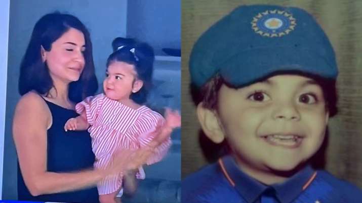 Anushka Sharma, Virat Kohli's daughter Vamika's face