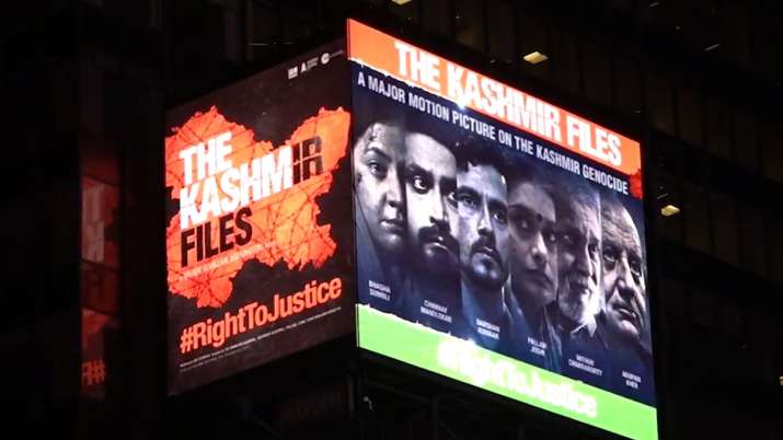 'The Kashmir Files' lights up Times Square tower in New York