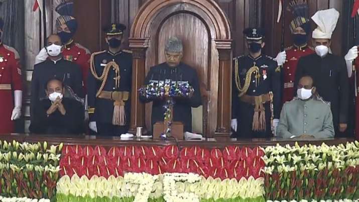 President Kovind addresses joint sitting of Parliament 