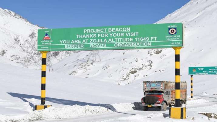 Zojila Pass tetap dibuka oleh BRO untuk pertama kalinya di bulan Januari