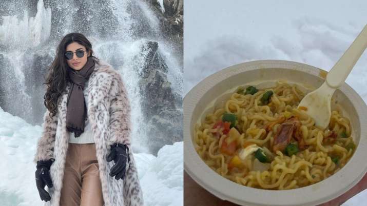 Mouni Roy enjoys 'pahado ki maggie,' shares glimpses of her romantic Kashmiri honeymoon with Suraj N