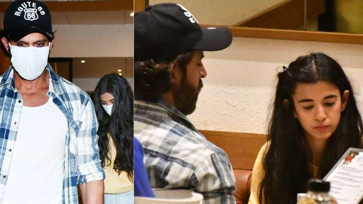 PICS: Hrithik Roshan-Saba Azad papped post dinner date again! Fans say  'they look cute together' | Celebrities News – India TV