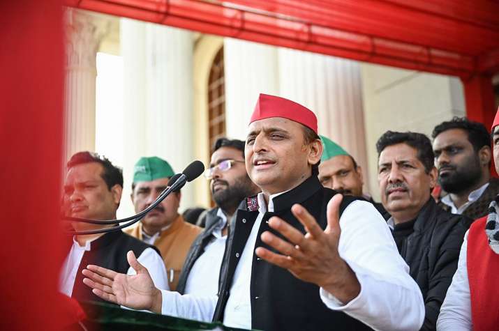 UP Election 2022: Akhilesh slams BJP govt over deteriorating law and order situation