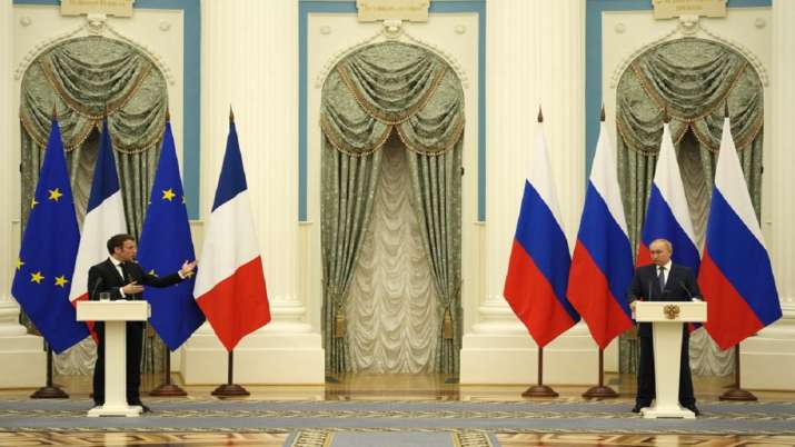 Vladimir Putin, Russia, russia escalation, Ukraine crisis, French President, president Emmanuel Macr