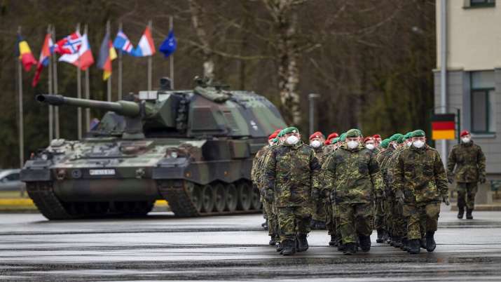 German Bundeswehr soldiers of the NATO enhanced forward