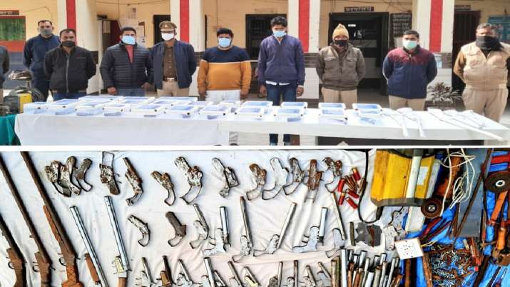 Illegal arms factory busted in Uttar Pradesh's Shamli.