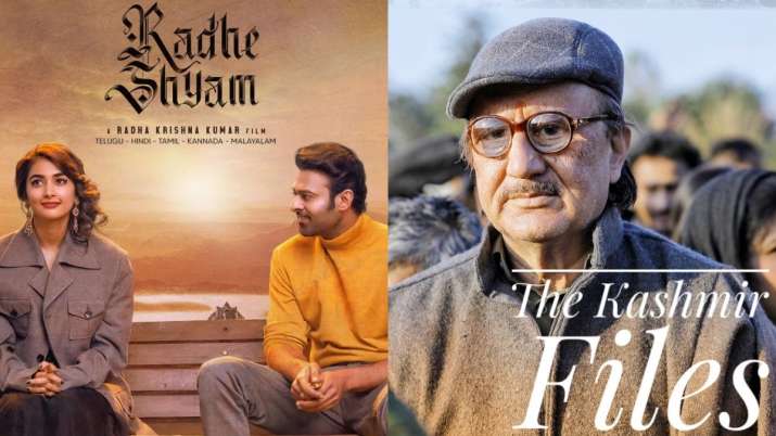 Box-office: 'The Kashmir Files' shows phenomenal growth, Prabhas starrer 'Radhe Shyam' struggles 