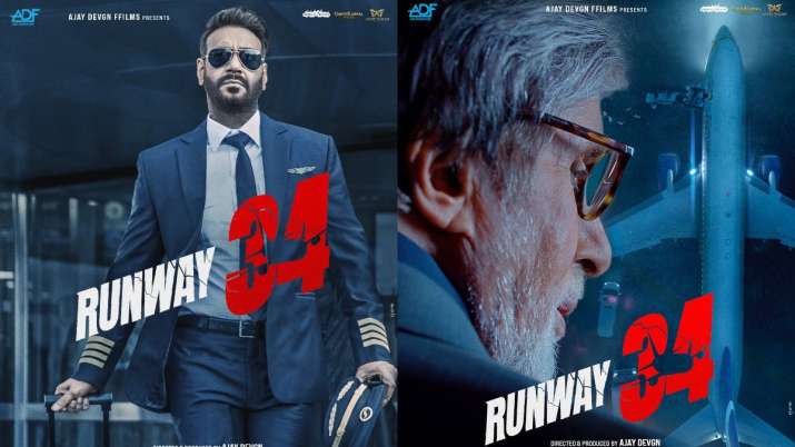 Runway 34: Ajay Devgn, Amitabh Bachchan announce trailer release date with  new looks | Bollywood News – India TV