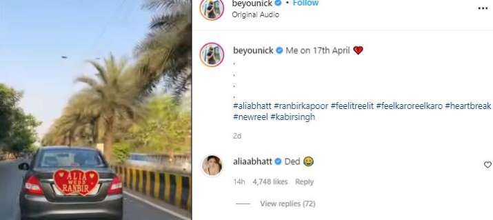 India Tv - Alia Bhatt confirms her wedding to Ranbir Kapoor?