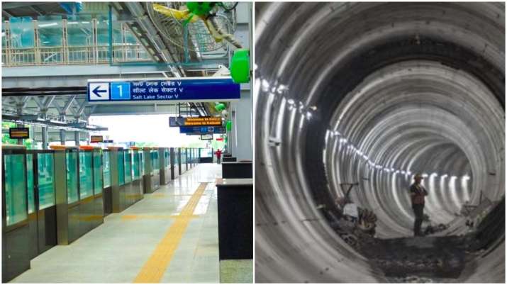 India's first underwater metro, Kolkata metro, Hooghly river, Howrah, Kolkata, river bed, Kolkata Ea