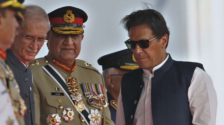 Pakistan caretaker Prime Minister Imran Khan.
