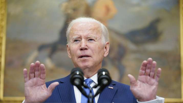 President Joe Biden speaks about the war in Ukraine in the