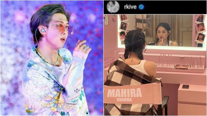 Is that Bigg Boss fame Mahira Sharma's photo in BTS' RM's profile? ARMY disagrees
