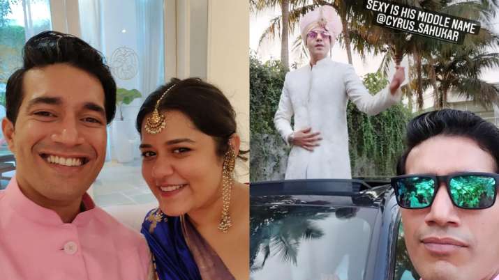 India Tv - Cyrus Sahukar-Vaishali Malahara's grand wedding pics