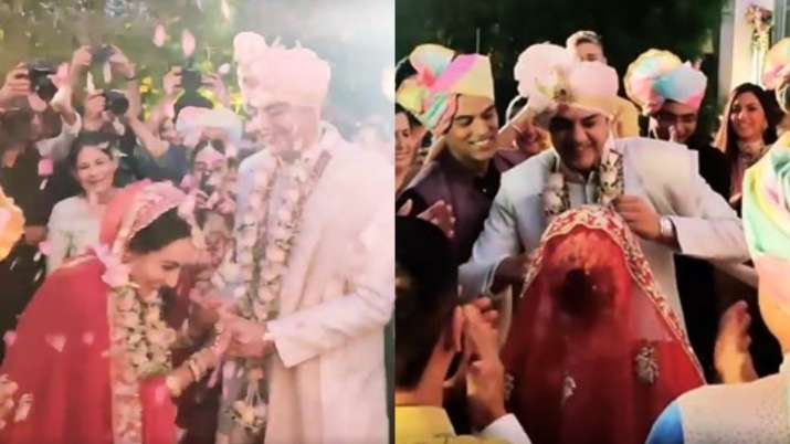 India Tv - Cyrus Sahukar-Vaishali Malahara's grand wedding pics