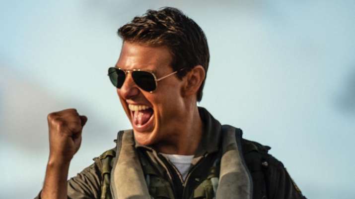 Still of Tom Cruise from Top Gun Maverick