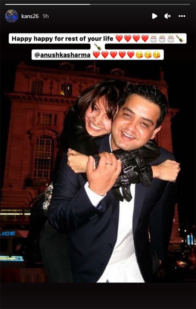 India Tv - Karnesh wishes his baby sister Anushka Sharma on her birthday