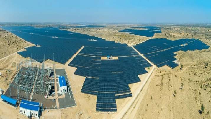 India Tv - Adani Green Switches To India's First Hybrid Power Plant, Adani Green News, Adani Green's First Hybrid P