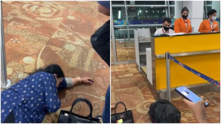 woman unconscious, delhi airport, indira gandhi international airport