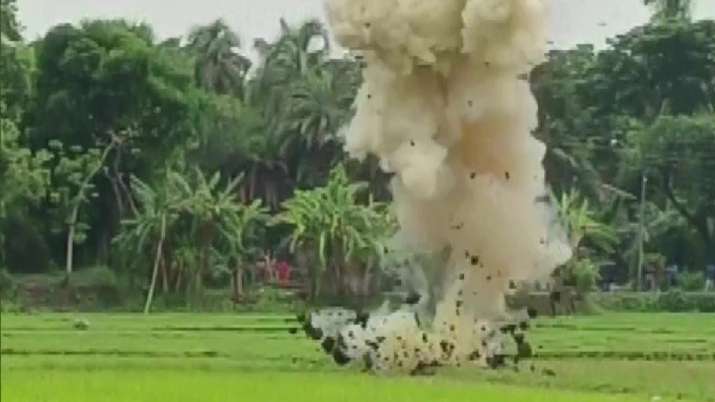 Watch: 1,000 live bombs, recovered from West Bengal's East Medinipur, neutralised by disposal squad