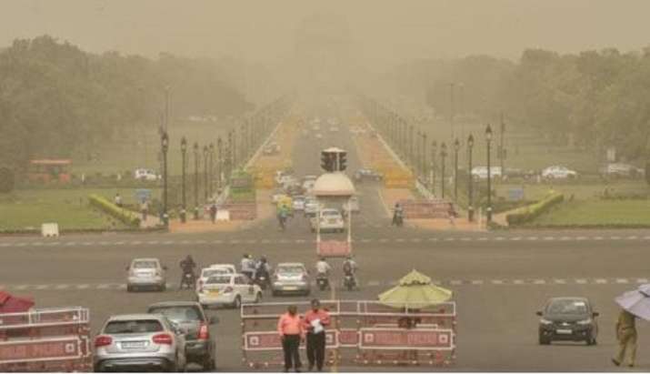 Delhi on 'yellow alert'; dust storm on forecast today, temperature to hover around 38° Celsius - Vimarsana News