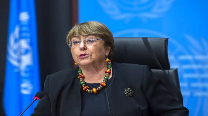 Michelle Bachelet, UN High Commissioner for Human Rights,