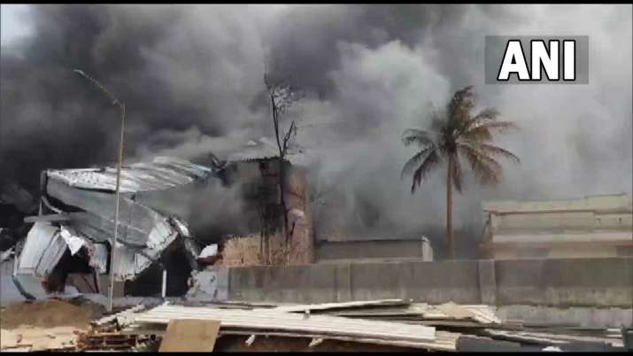 Gujarat: Fire in Gandhinagar pharma factory; no casualty
