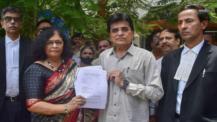 Kirit Somaiya's wife files Rs 100 cr defamation suit against Sanjay Raut in Bombay HC