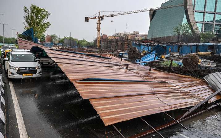 Death toll due to rain in Delhi