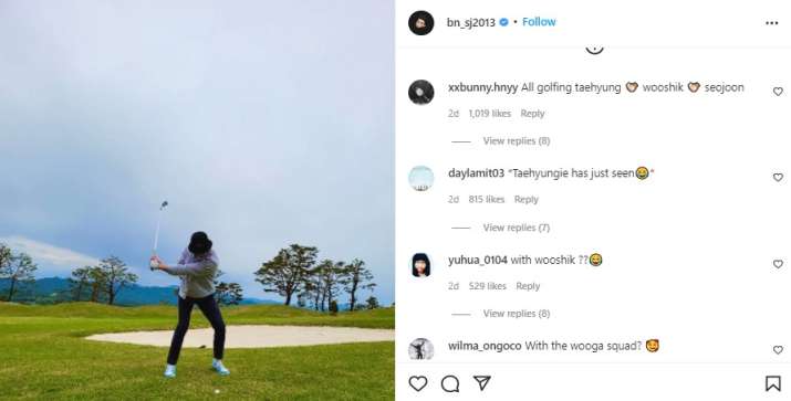 India Tv - Park Seo-joon goes for golf