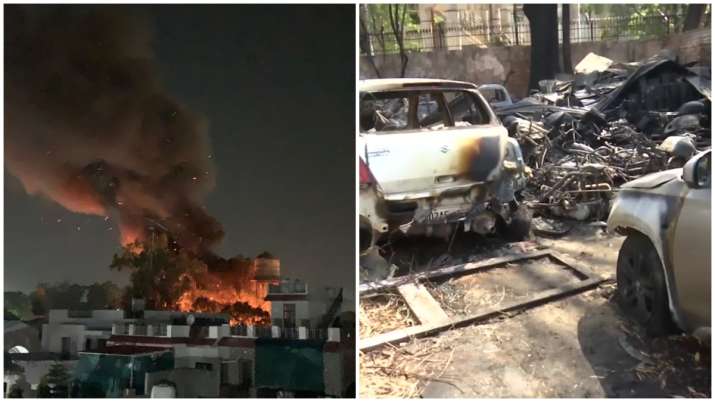 Dozens of seized vehicles gutted on police station premises in Jammu - Vimarsana News