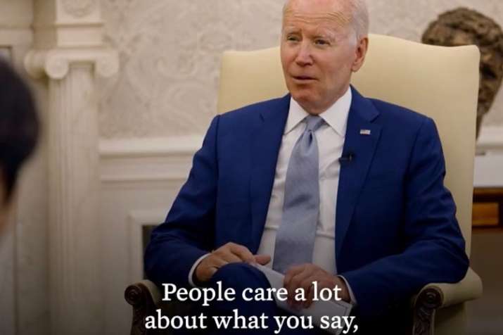 India Tv - BTS meets US President Joe Biden at White House